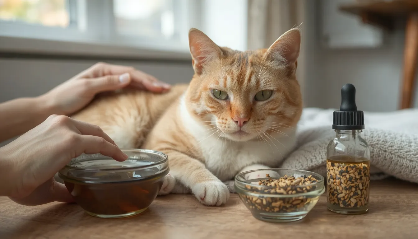coryza du chat traitement naturel
