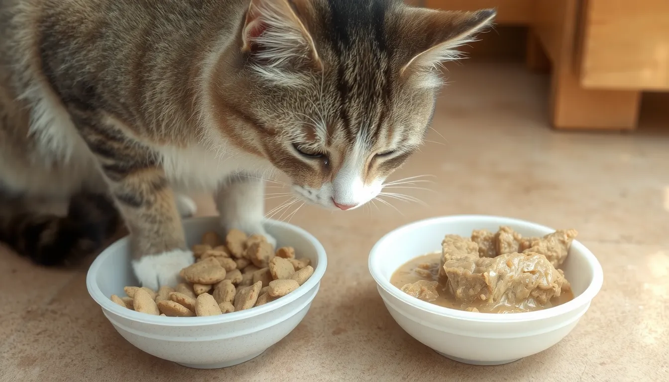 pâtée ou croquette pour chat