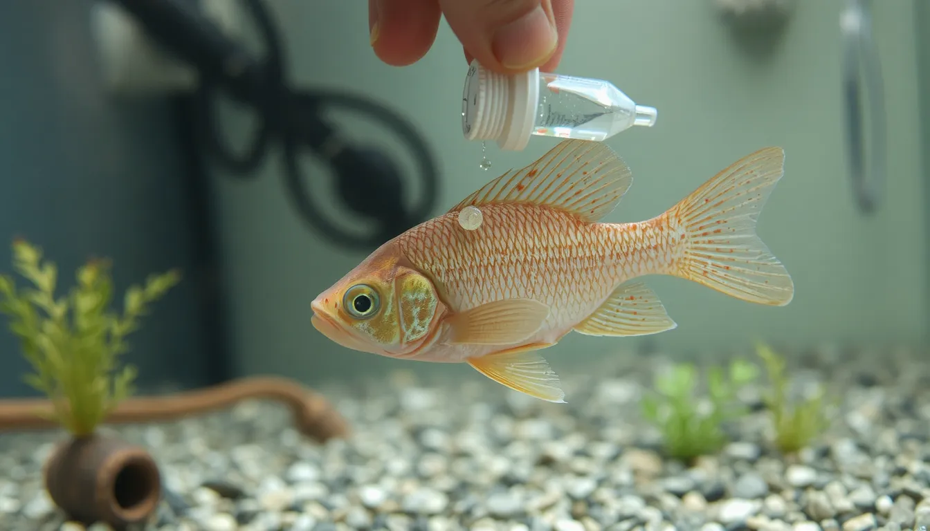 maladie des points blancs poisson