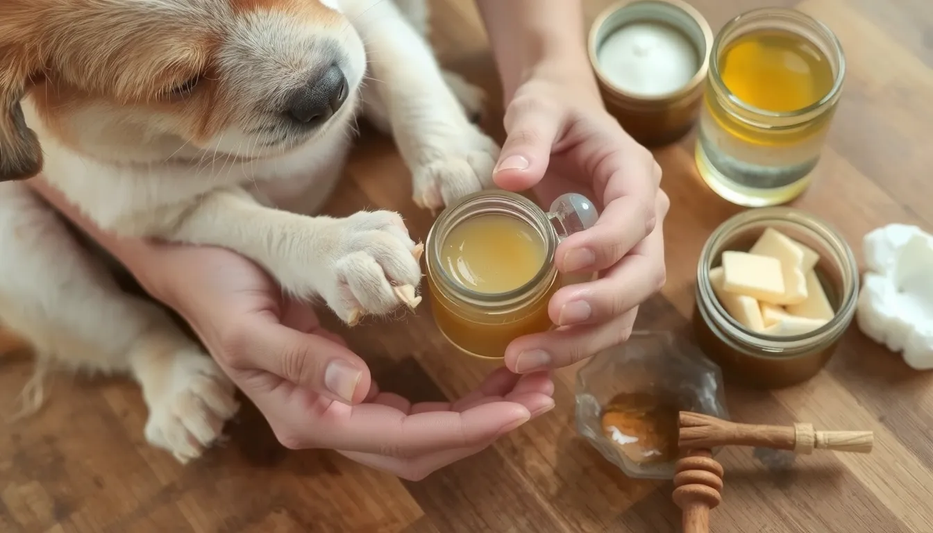 coussinet chien sec remède naturel