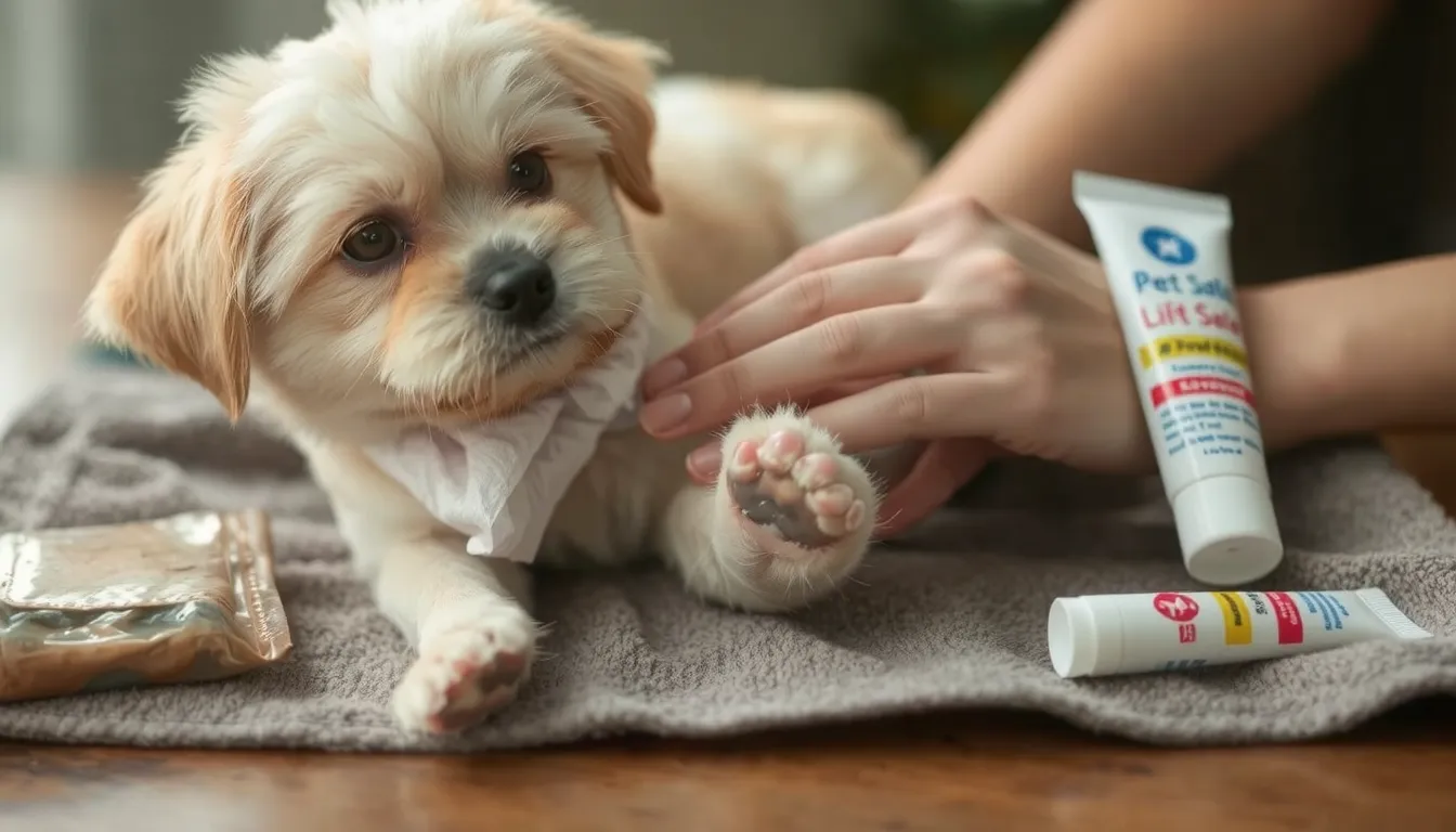 comment soigner un coussinet de chien