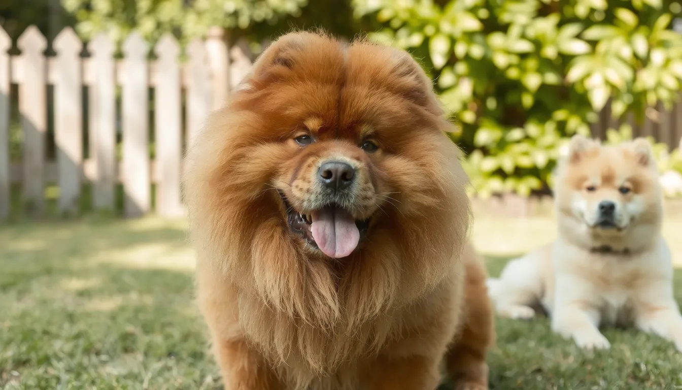 chien de race chow chow