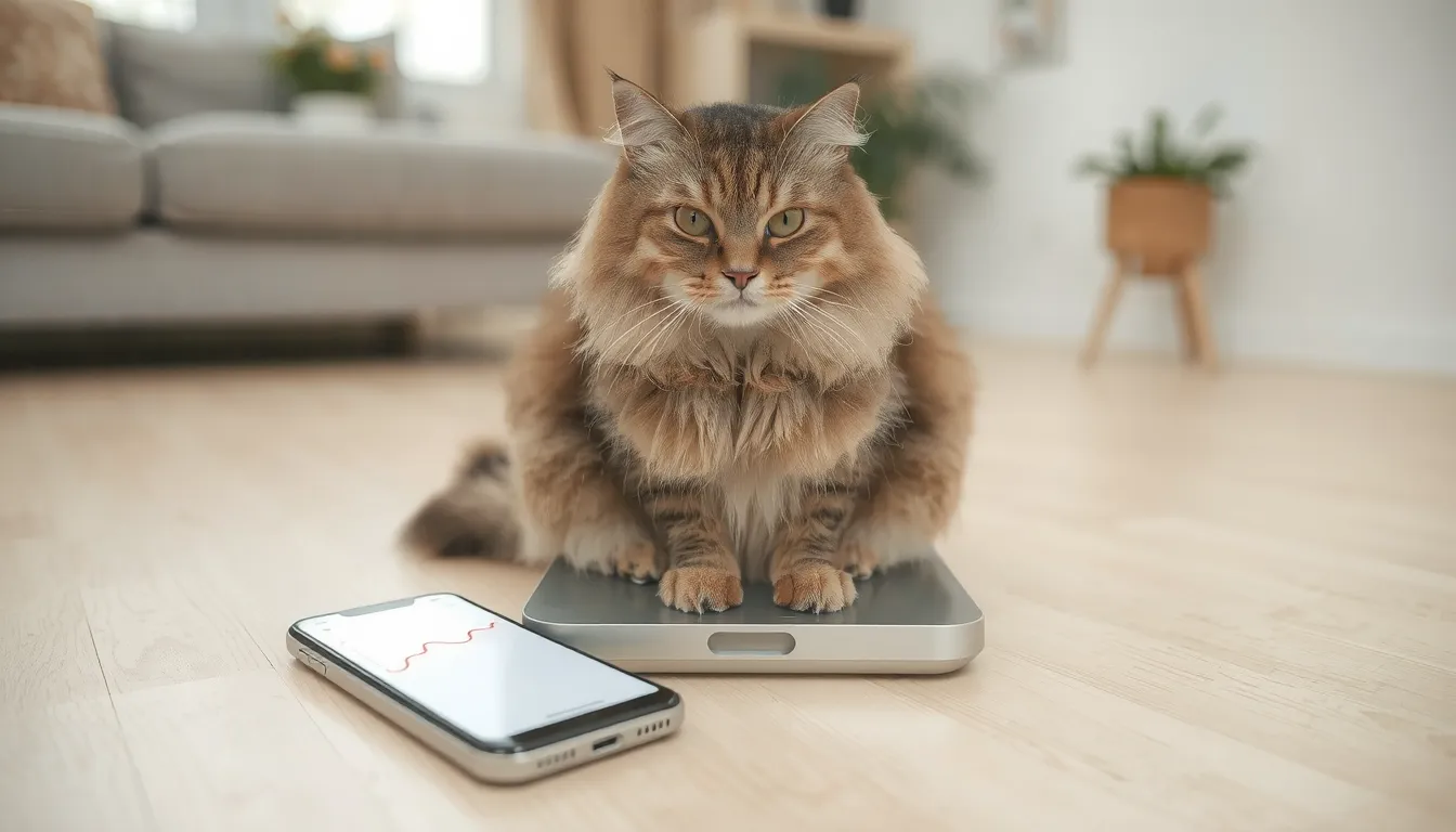 courbe de poids des chats