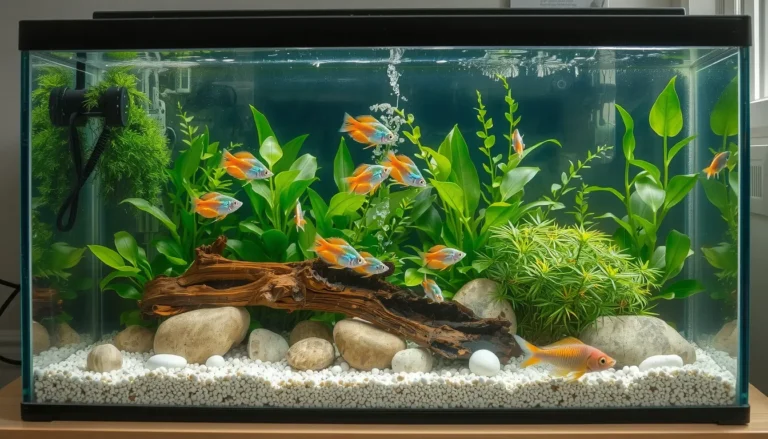 Quels poissons sont compatibles avec les guppys dans un 60 litres ?