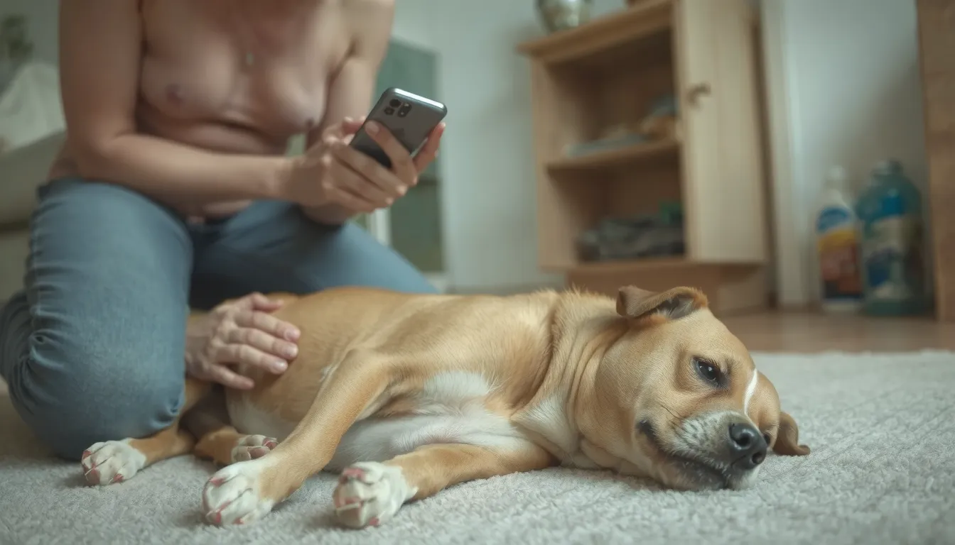 symptome d un chien empoisonné