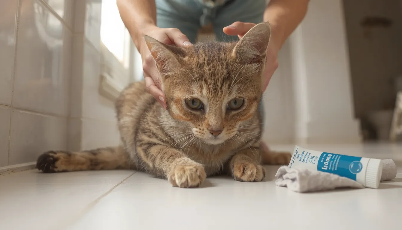 symptome des vers chez le chat