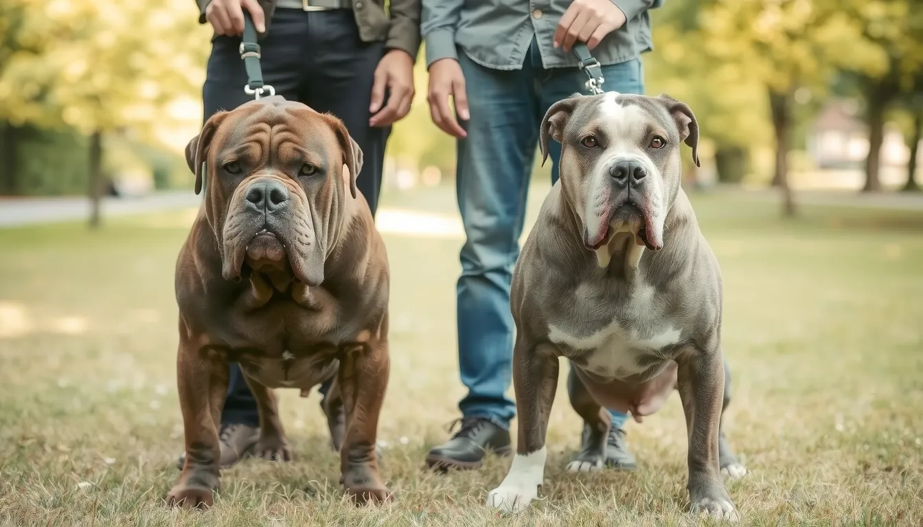 cane corso dogue argentin