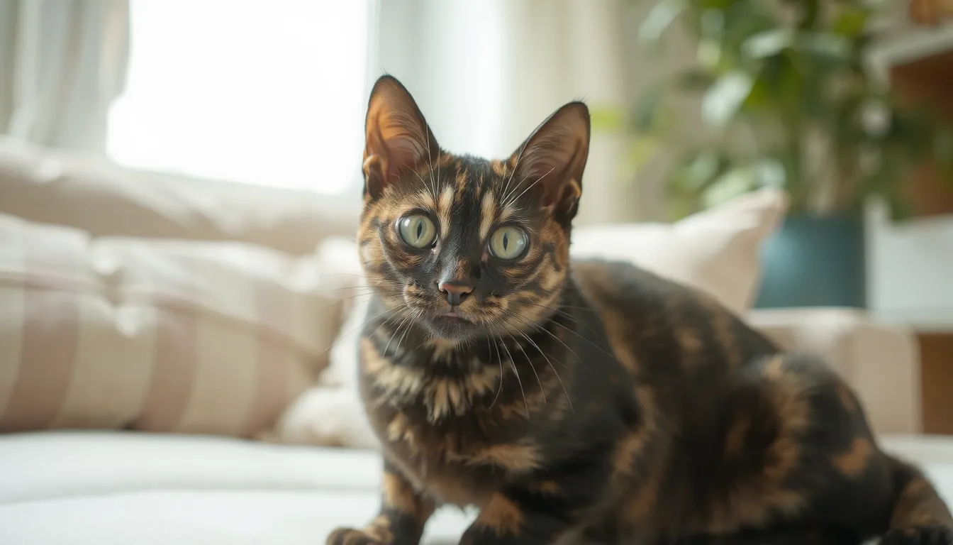 chat écaille de tortue caractère